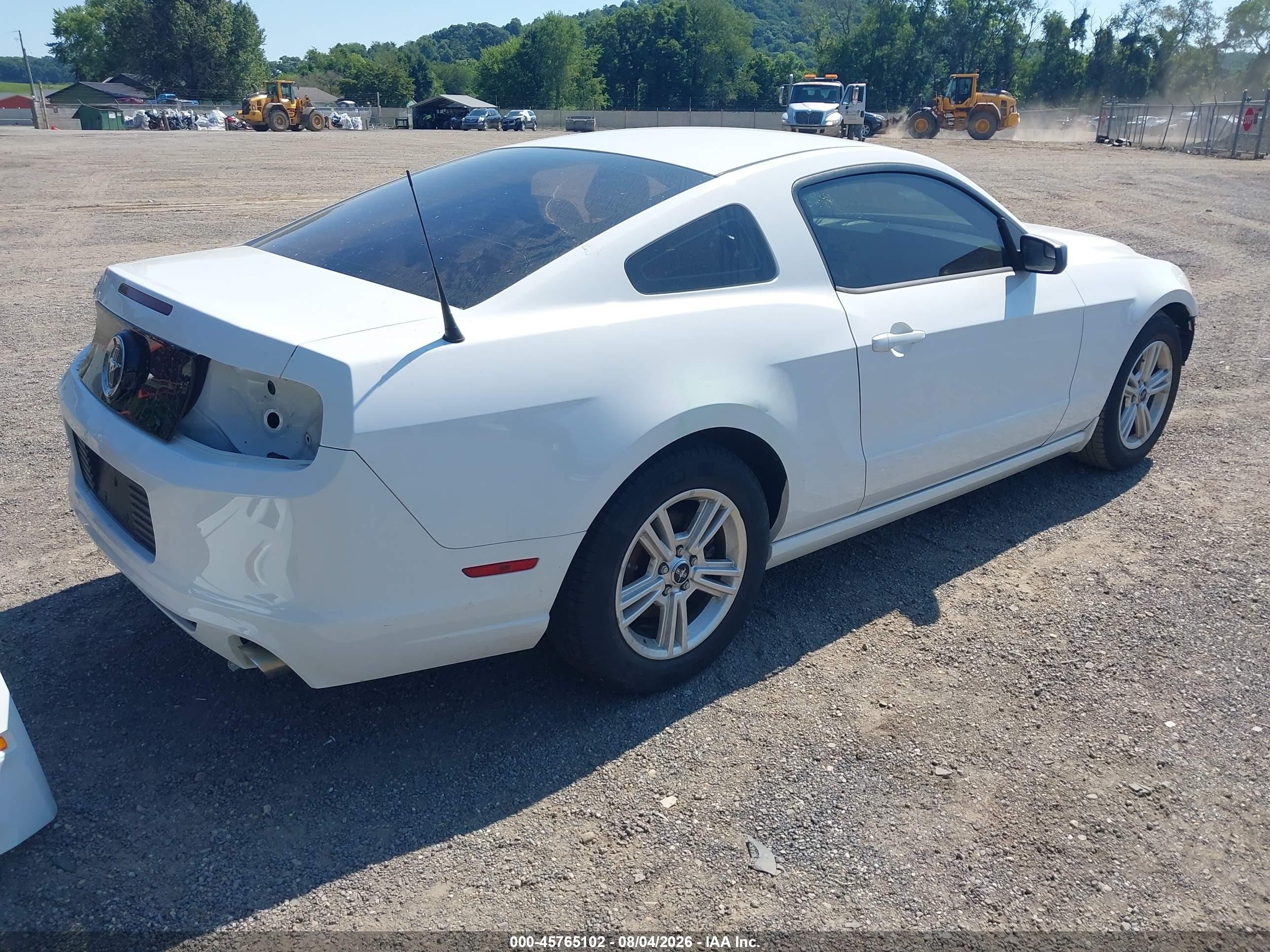 2014 Ford Mustang V6 Белый vin: 1ZVBP8AM7E5302154