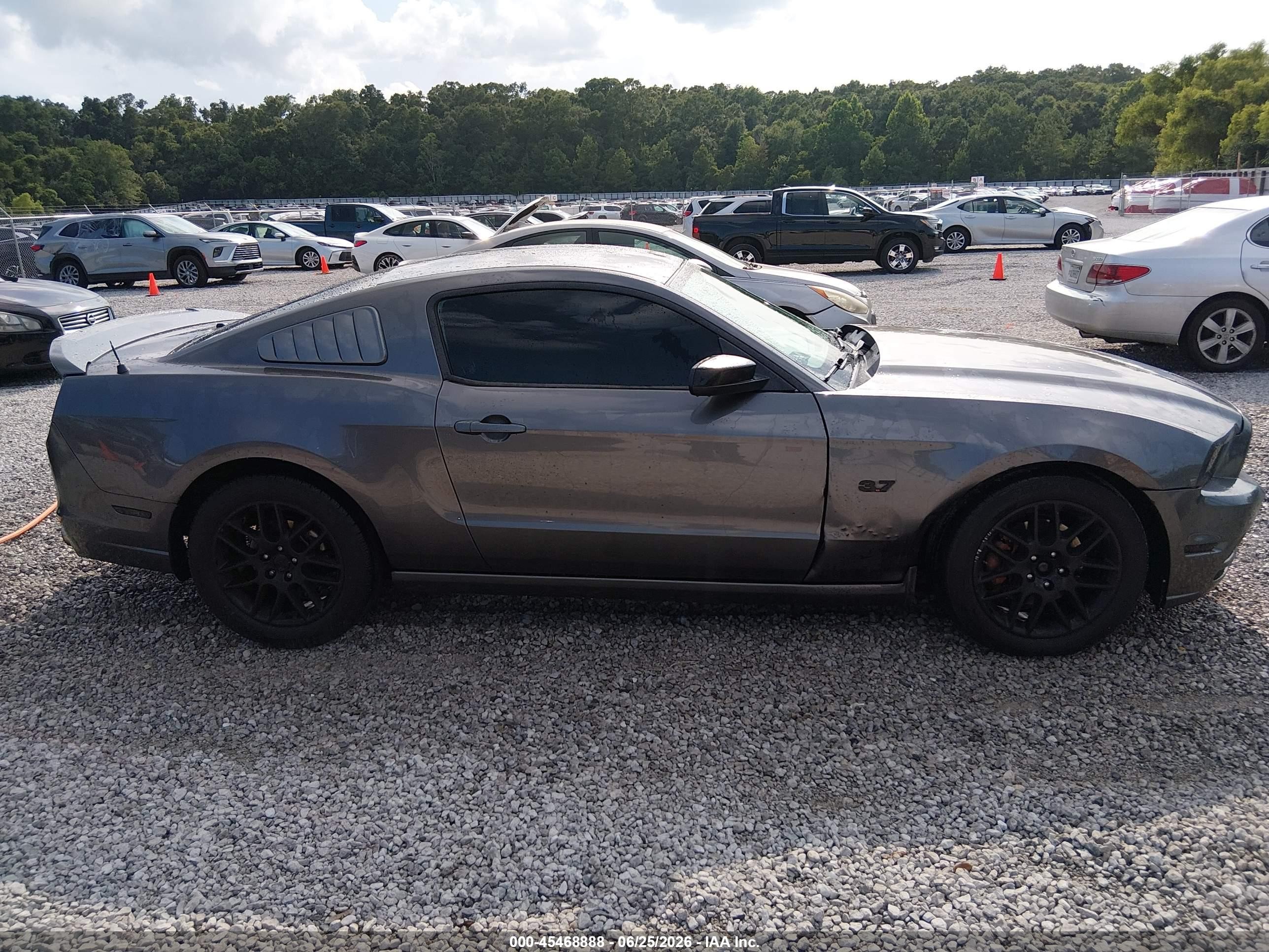 2014 Ford Mustang V6 Gray vin: 1ZVBP8AM7E5303370