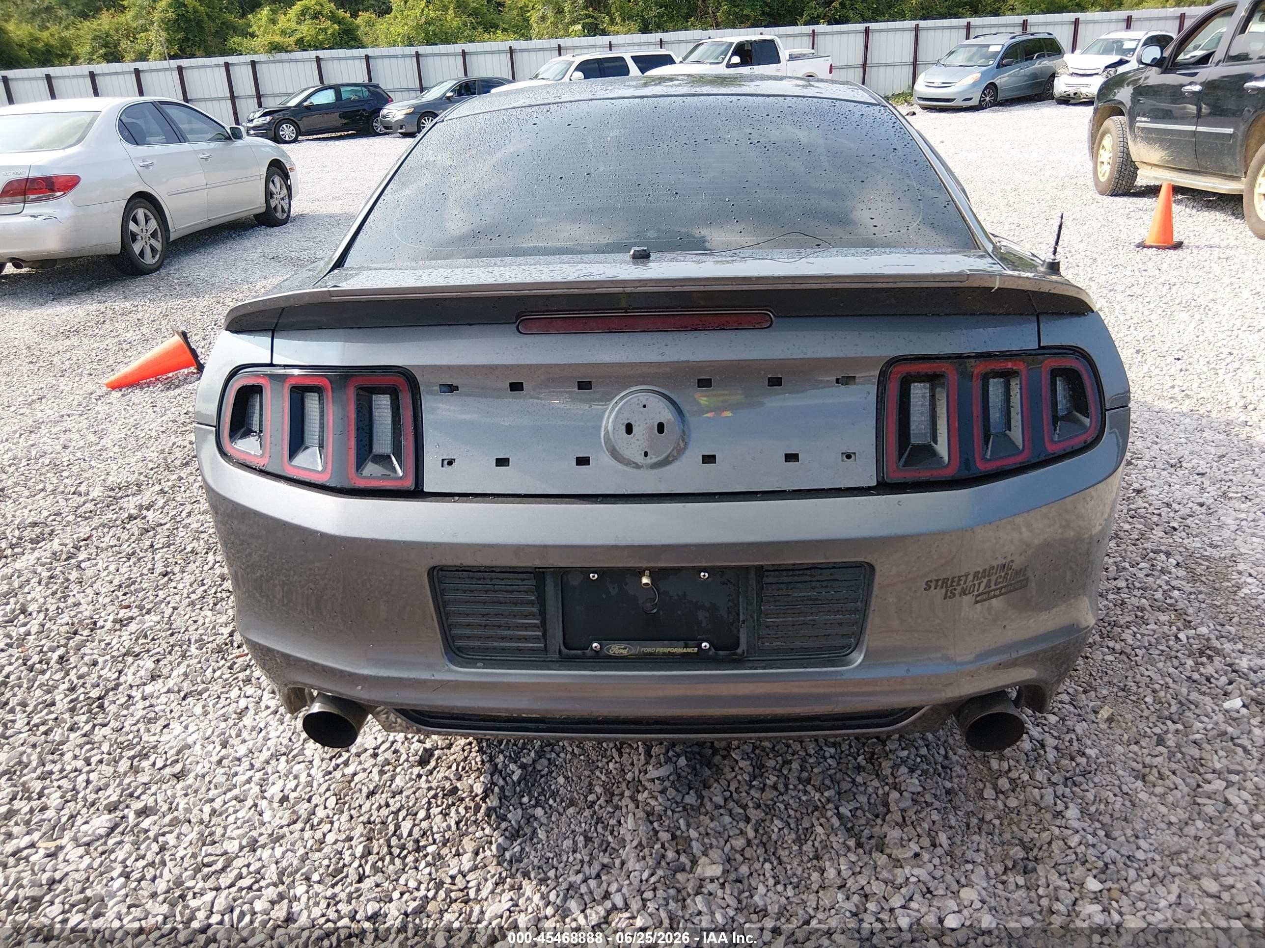 2014 Ford Mustang V6 Gray vin: 1ZVBP8AM7E5303370