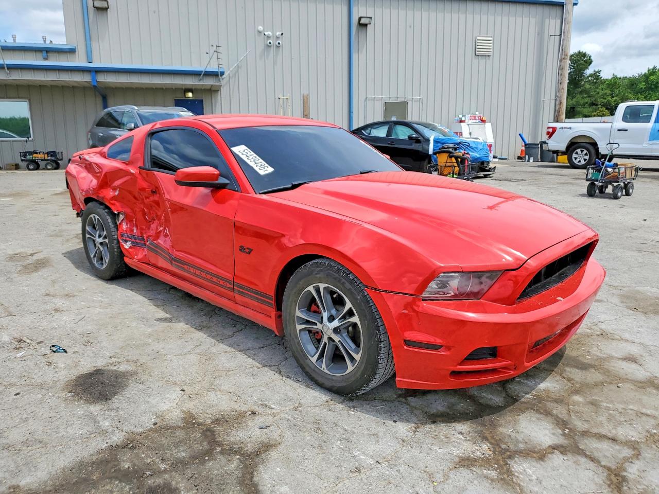2014 Ford Mustang Red vin: 1ZVBP8AM7E5328897
