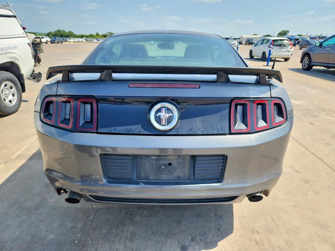 2014 Ford Mustang Gray vin: 1ZVBP8AM7E5328981