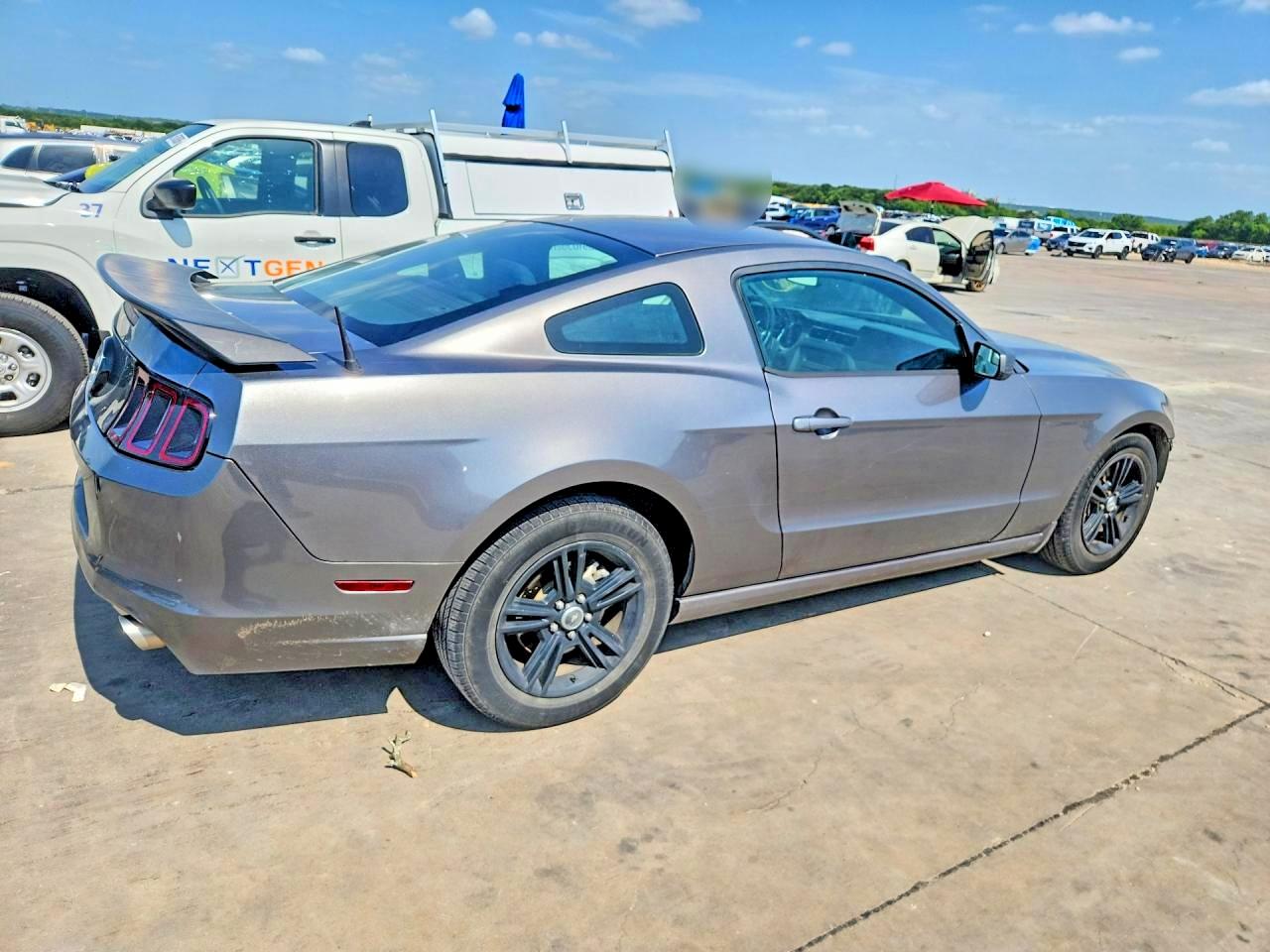 2014 Ford Mustang Gray vin: 1ZVBP8AM7E5328981