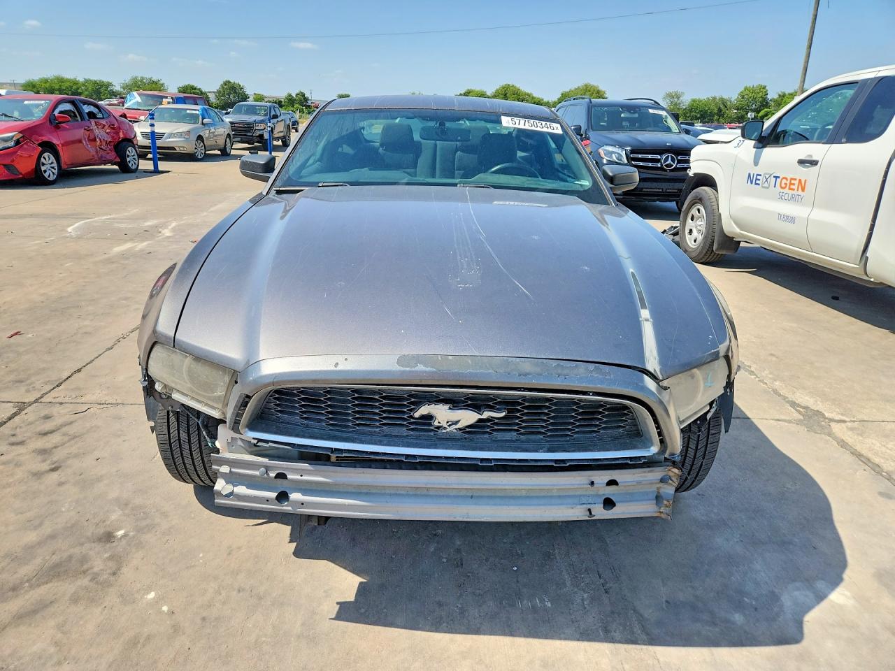 2014 Ford Mustang Gray vin: 1ZVBP8AM7E5328981