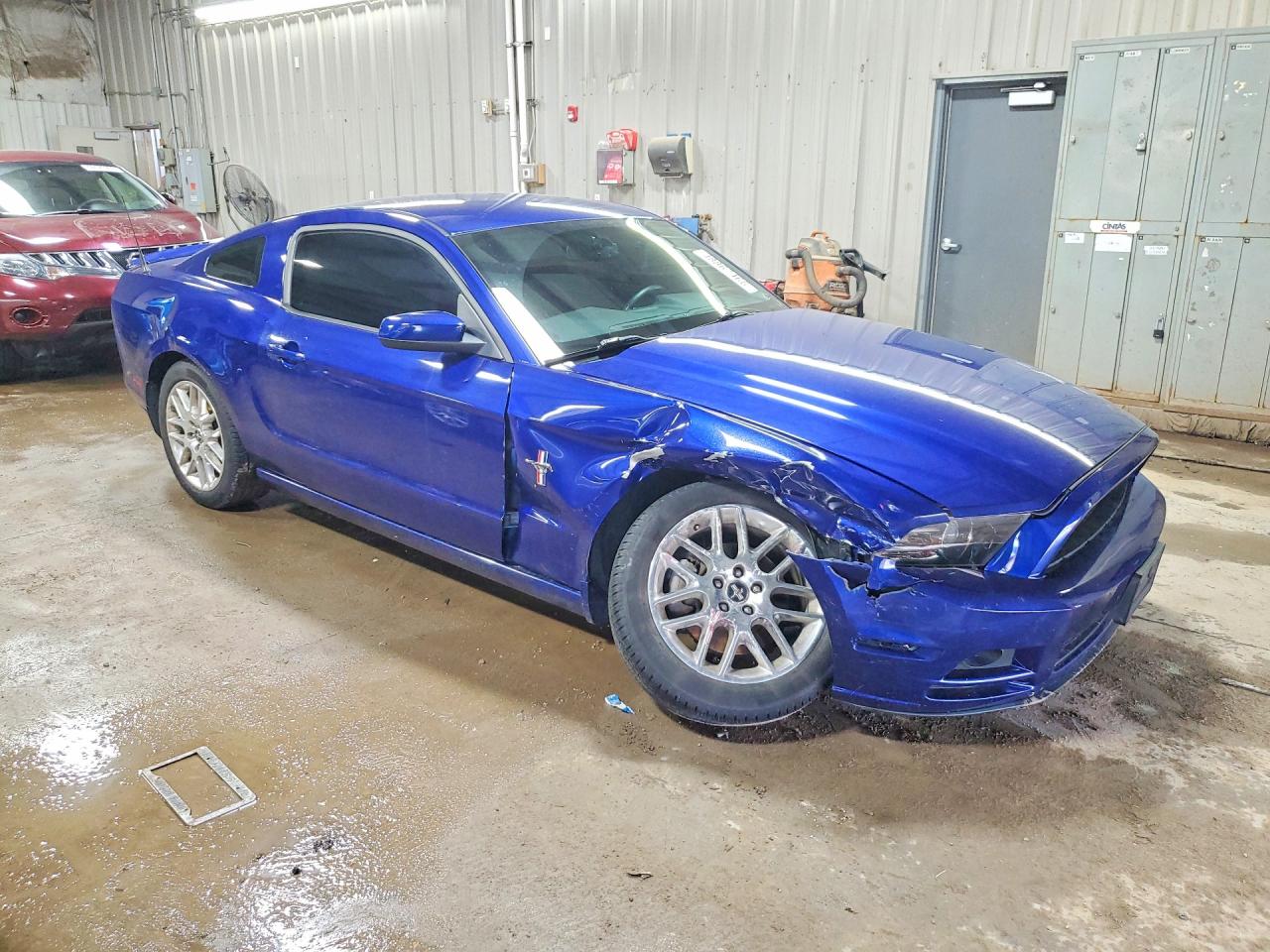 2014 Ford Mustang Blue vin: 1ZVBP8AM7E5333131