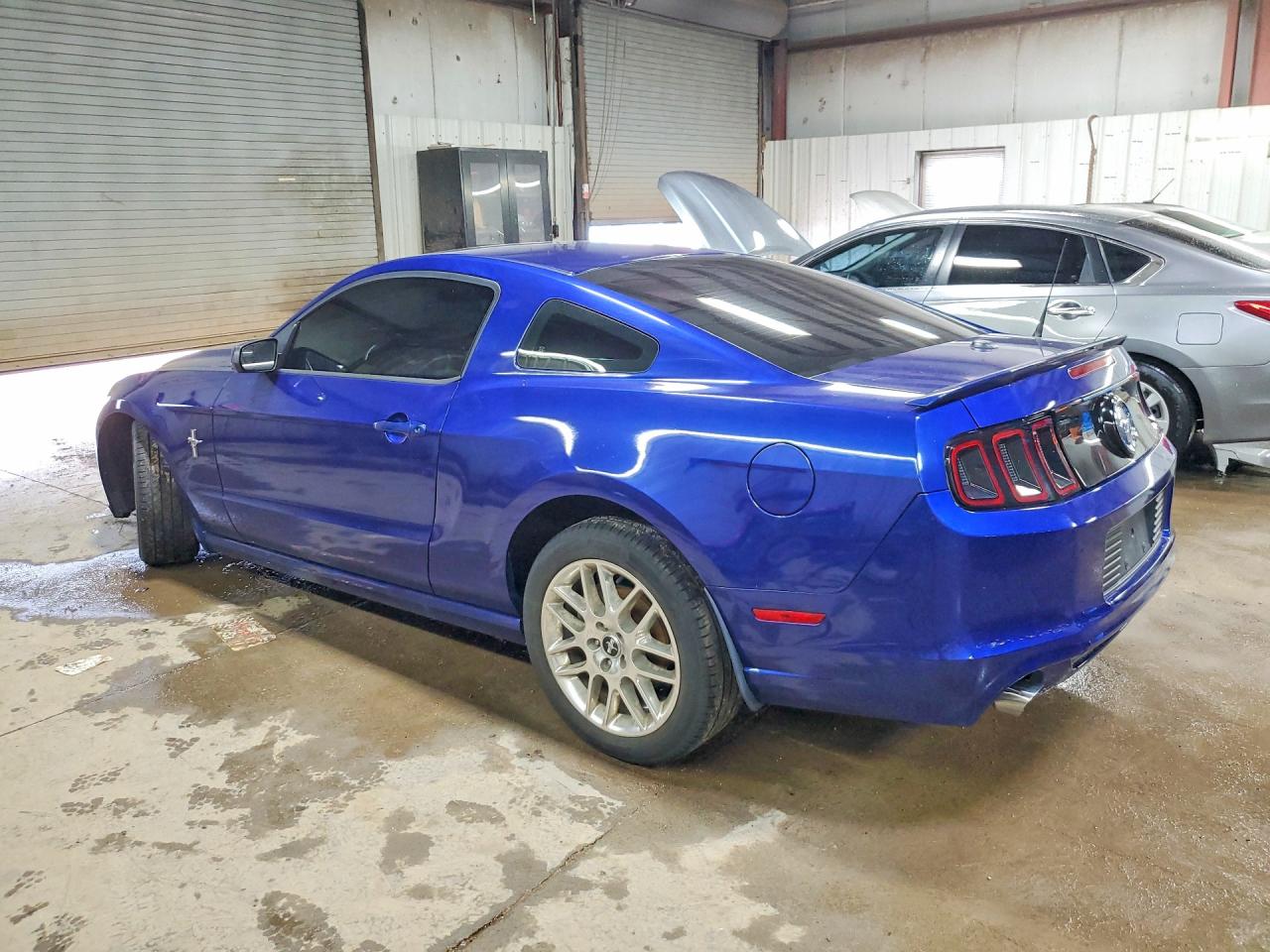 2014 Ford Mustang Blue vin: 1ZVBP8AM7E5333131