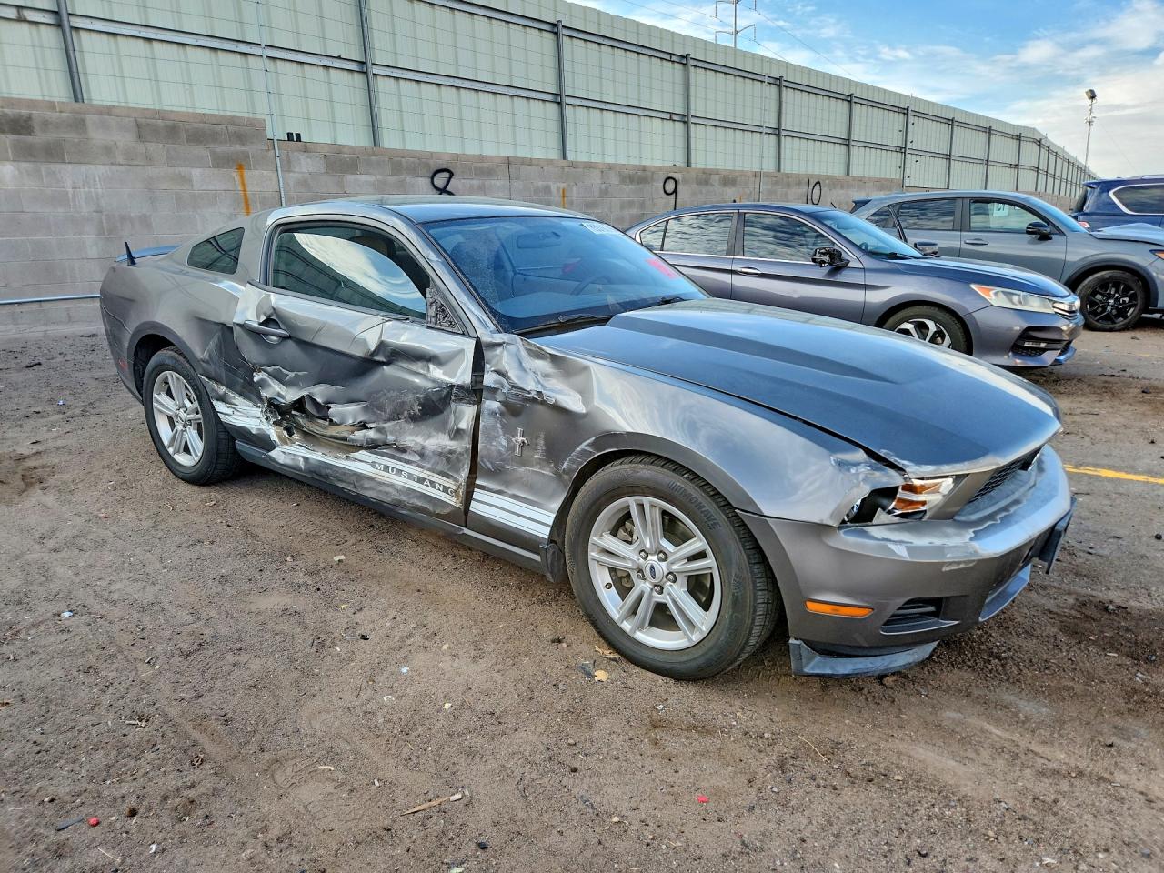 2011 Ford Mustang Gray vin: 1ZVBP8AM8B5131474