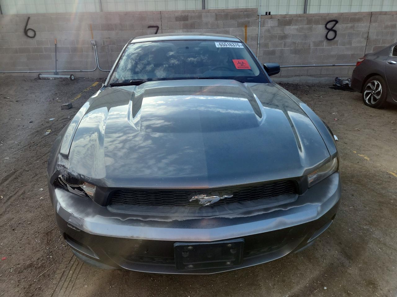 2011 Ford Mustang Gray vin: 1ZVBP8AM8B5131474