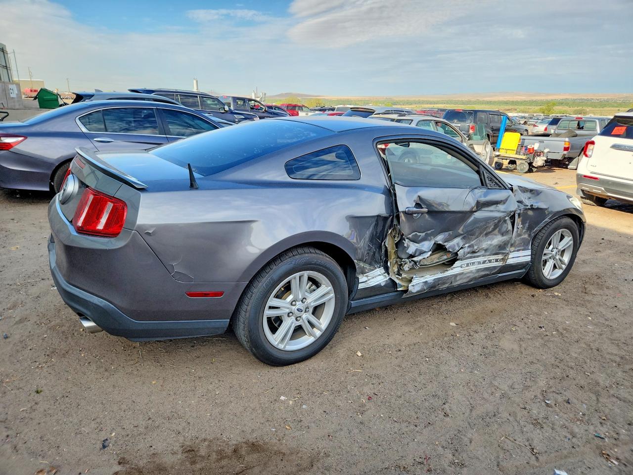 2011 Ford Mustang Gray vin: 1ZVBP8AM8B5131474