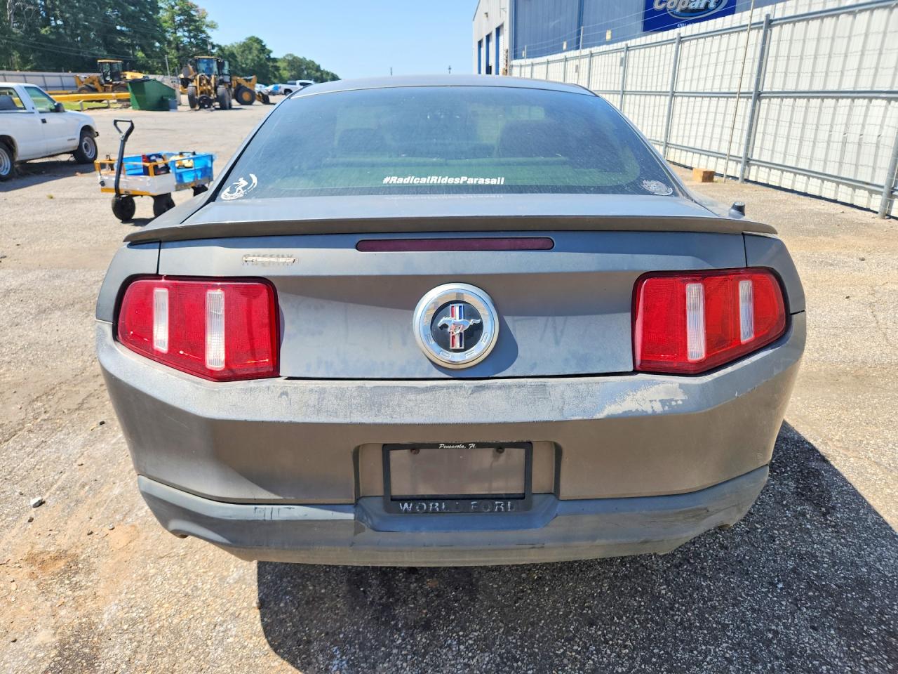 2011 Ford Mustang Gray vin: 1ZVBP8AM8B5135296