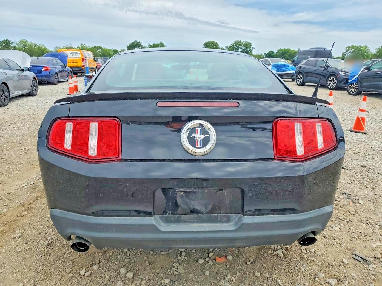 2011 Ford Mustang Черный vin: 1ZVBP8AM8B5151577