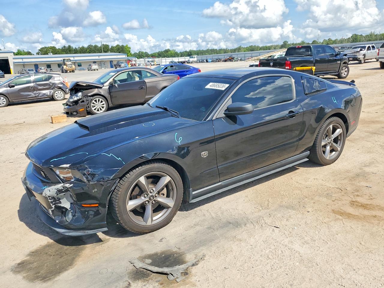 2011 Ford Mustang Black vin: 1ZVBP8AM8B5167987