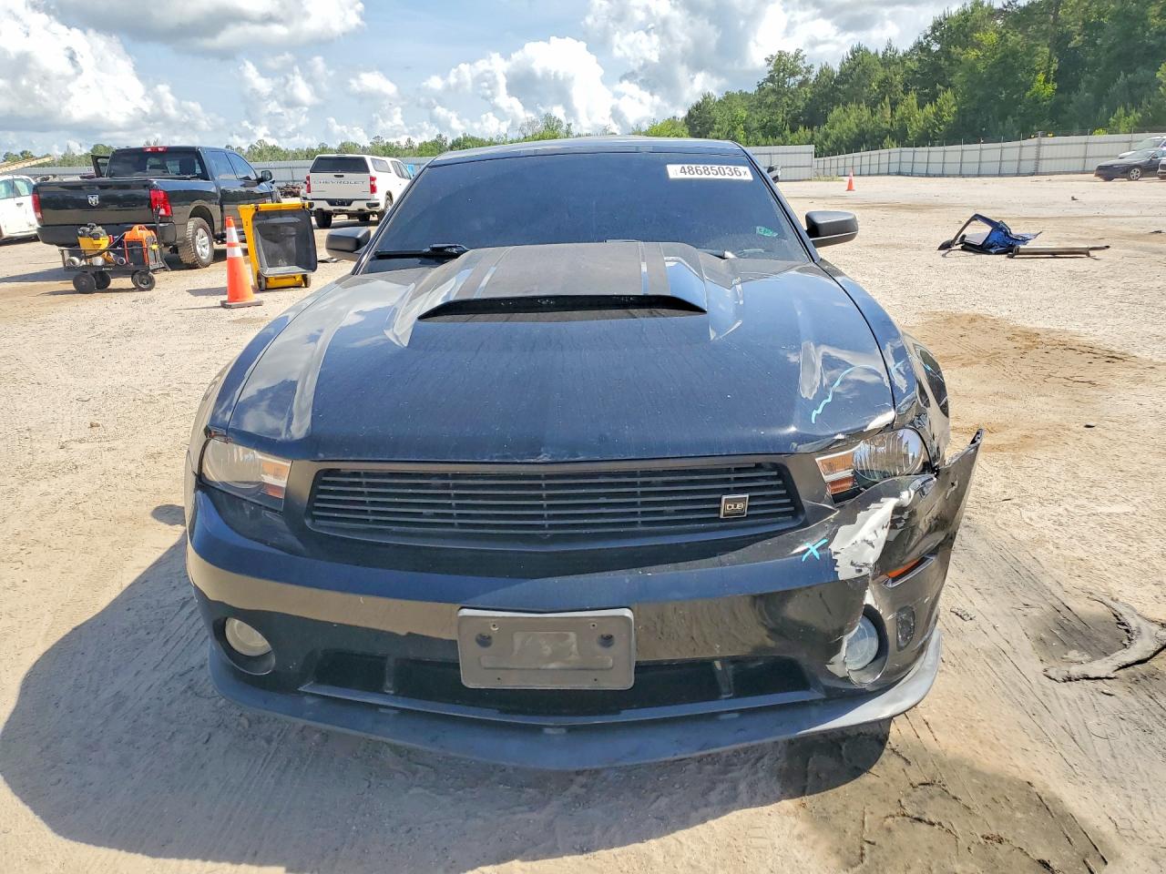 2011 Ford Mustang Черный vin: 1ZVBP8AM8B5167987