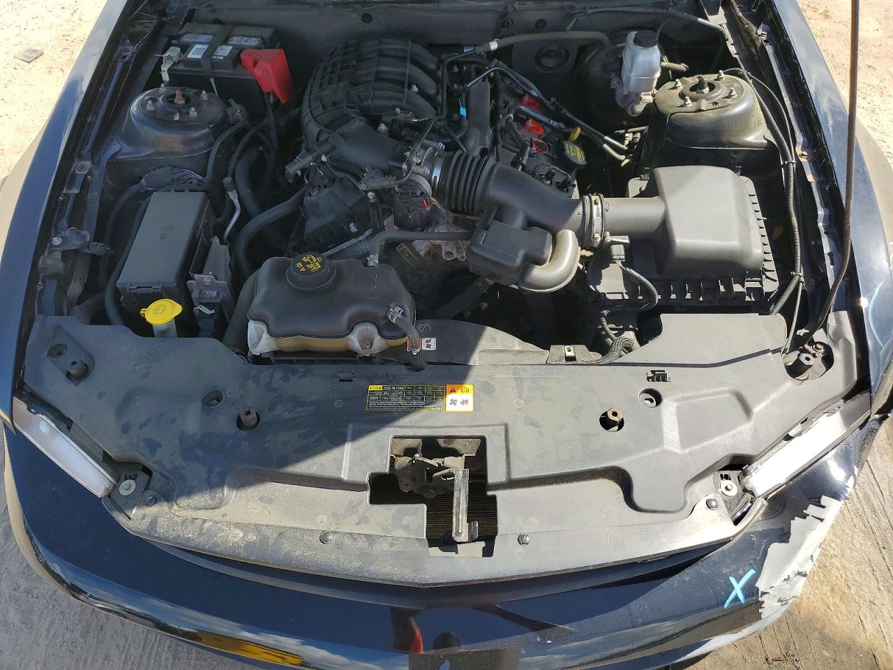 2011 Ford Mustang Черный vin: 1ZVBP8AM8B5167987