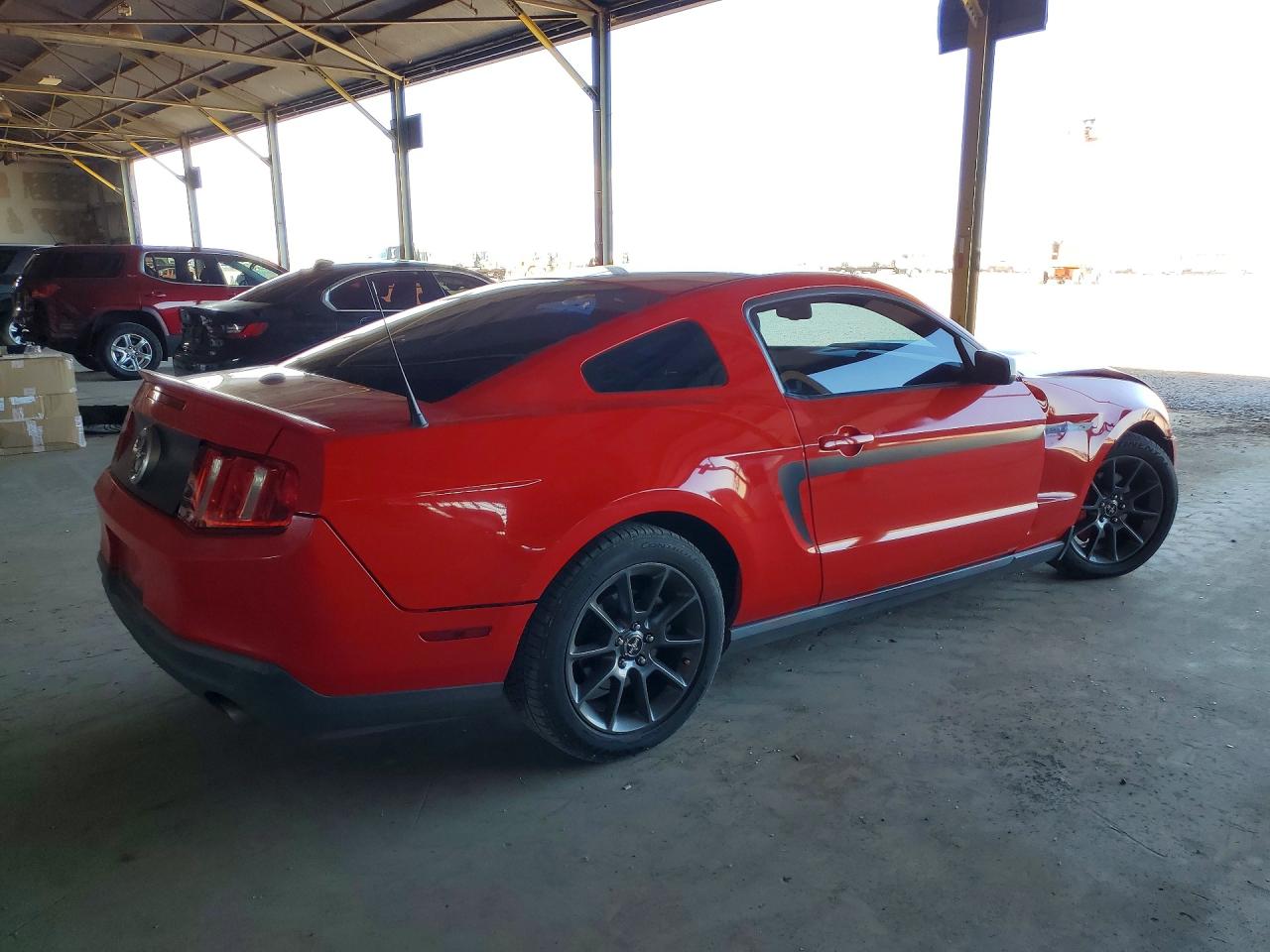 2012 Ford Mustang Red vin: 1ZVBP8AM8C5206661