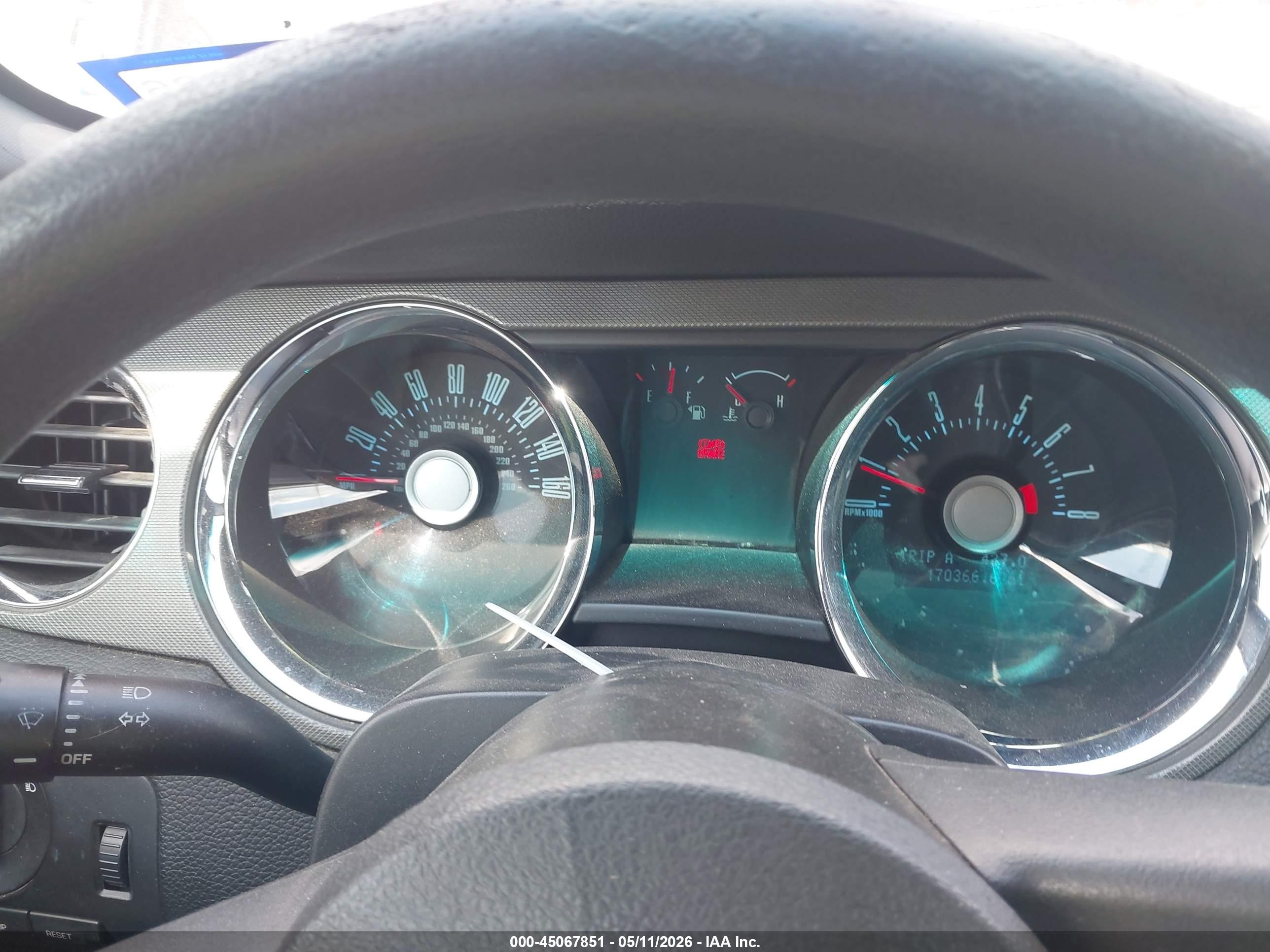 2012 Ford Mustang V6 Blue vin: 1ZVBP8AM8C5215800