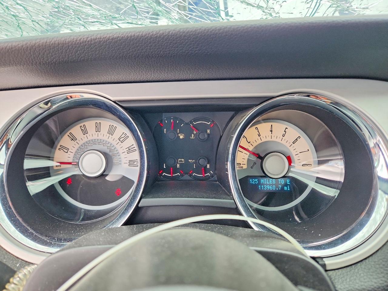2012 Ford Mustang Blue vin: 1ZVBP8AM8C5229907