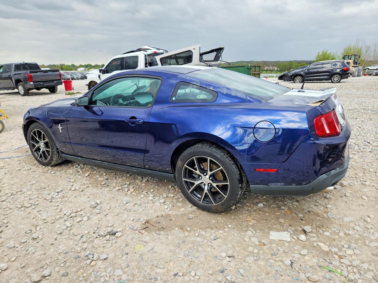 2012 Ford Mustang Blue vin: 1ZVBP8AM8C5229907