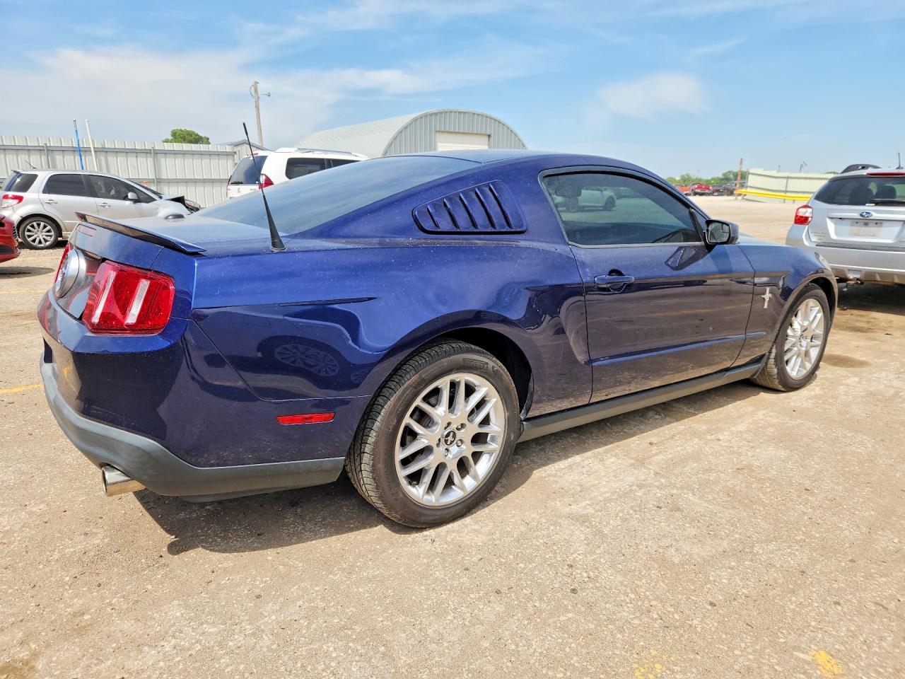2012 Ford Mustang Blue vin: 1ZVBP8AM8C5232841