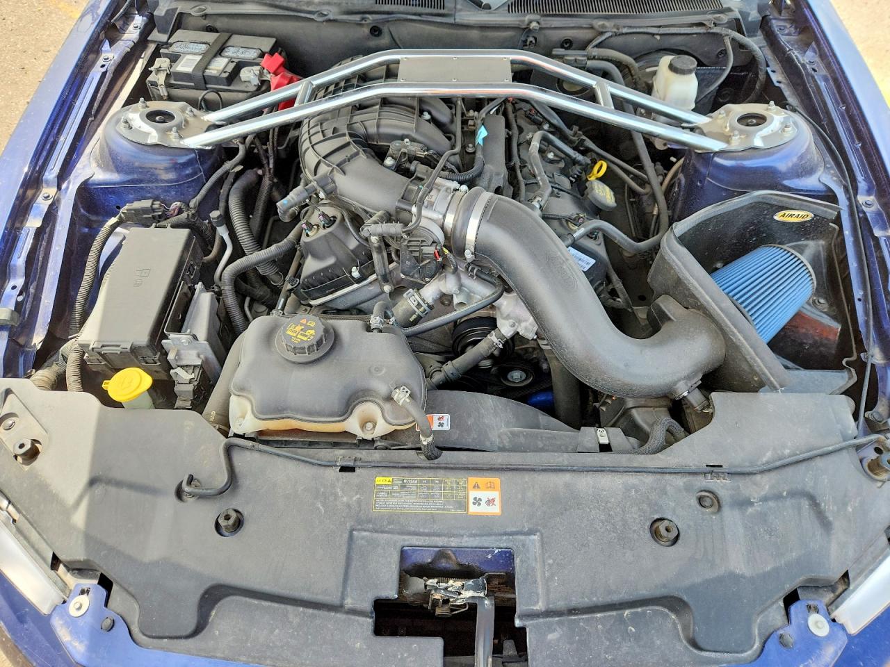 2012 Ford Mustang Blue vin: 1ZVBP8AM8C5232841