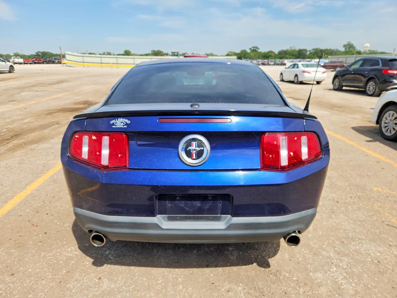 2012 Ford Mustang Blue vin: 1ZVBP8AM8C5232841