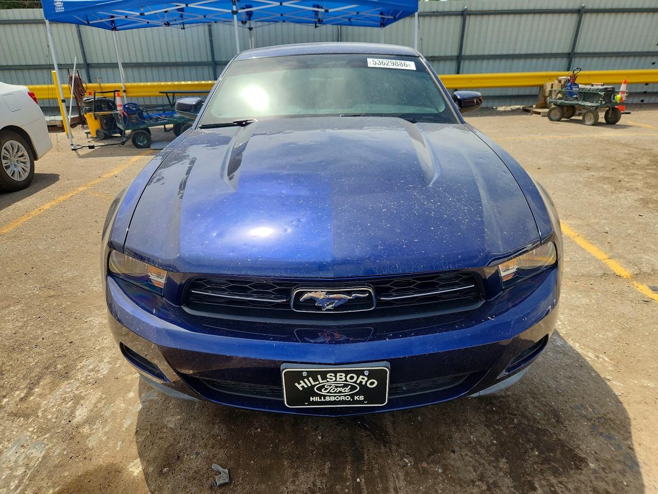 2012 Ford Mustang Blue vin: 1ZVBP8AM8C5232841