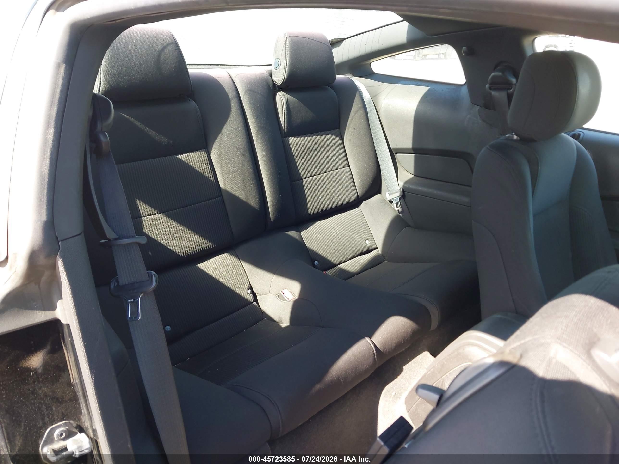 2012 Ford Mustang V6 Черный vin: 1ZVBP8AM8C5245654