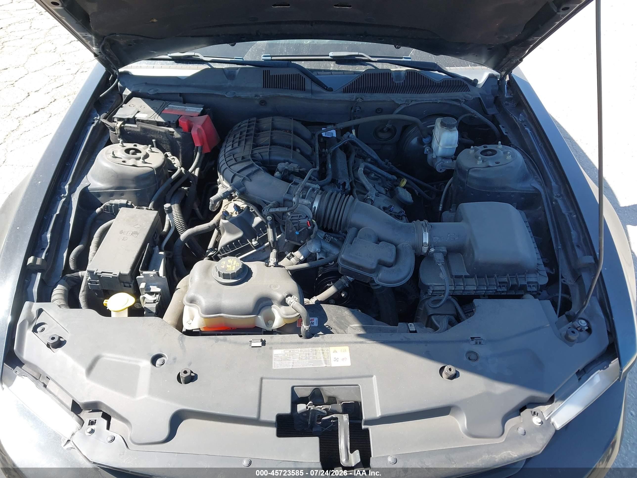 2012 Ford Mustang V6 Черный vin: 1ZVBP8AM8C5245654