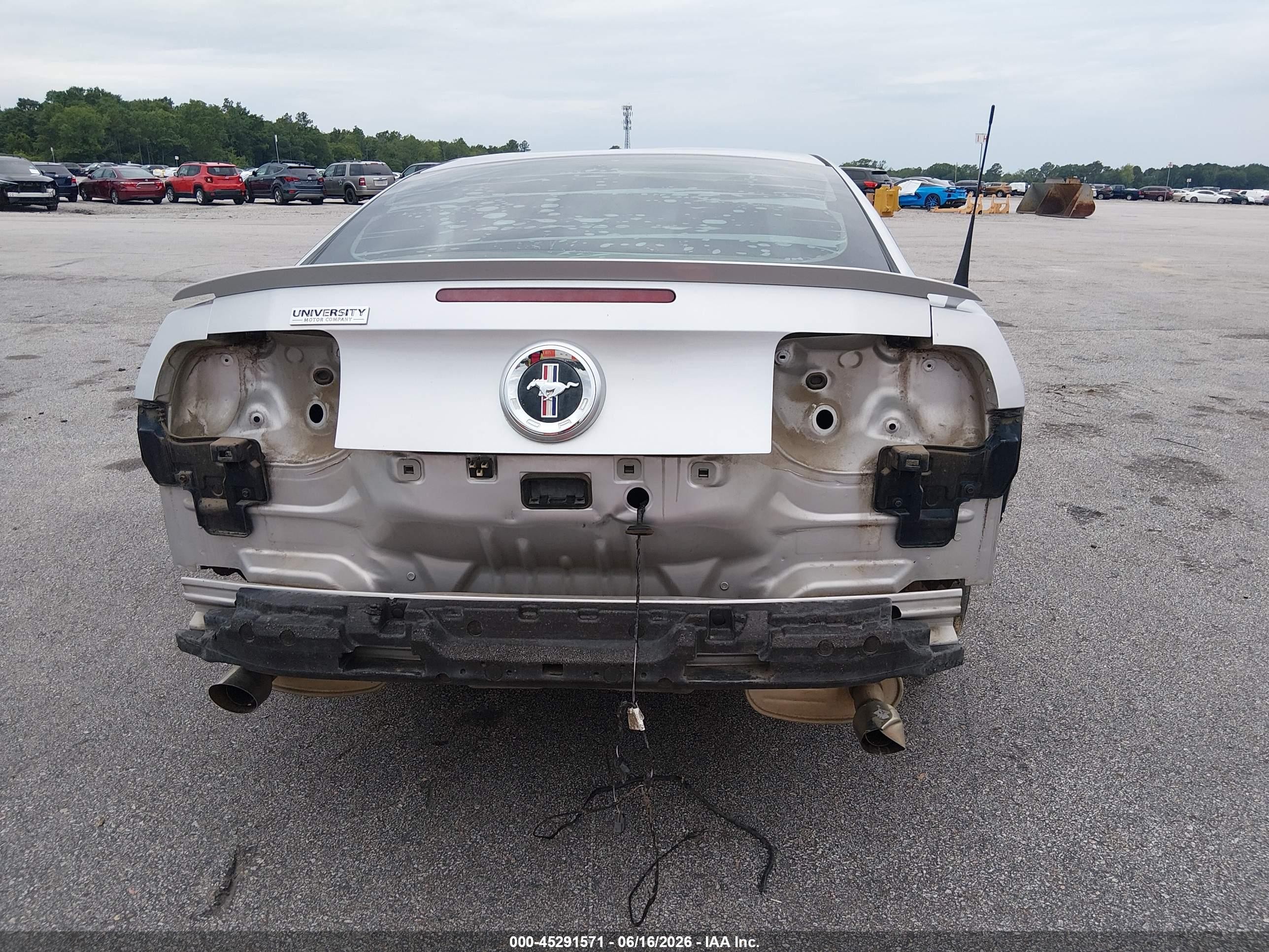 2012 Ford Mustang V6 Gray vin: 1ZVBP8AM8C5258324
