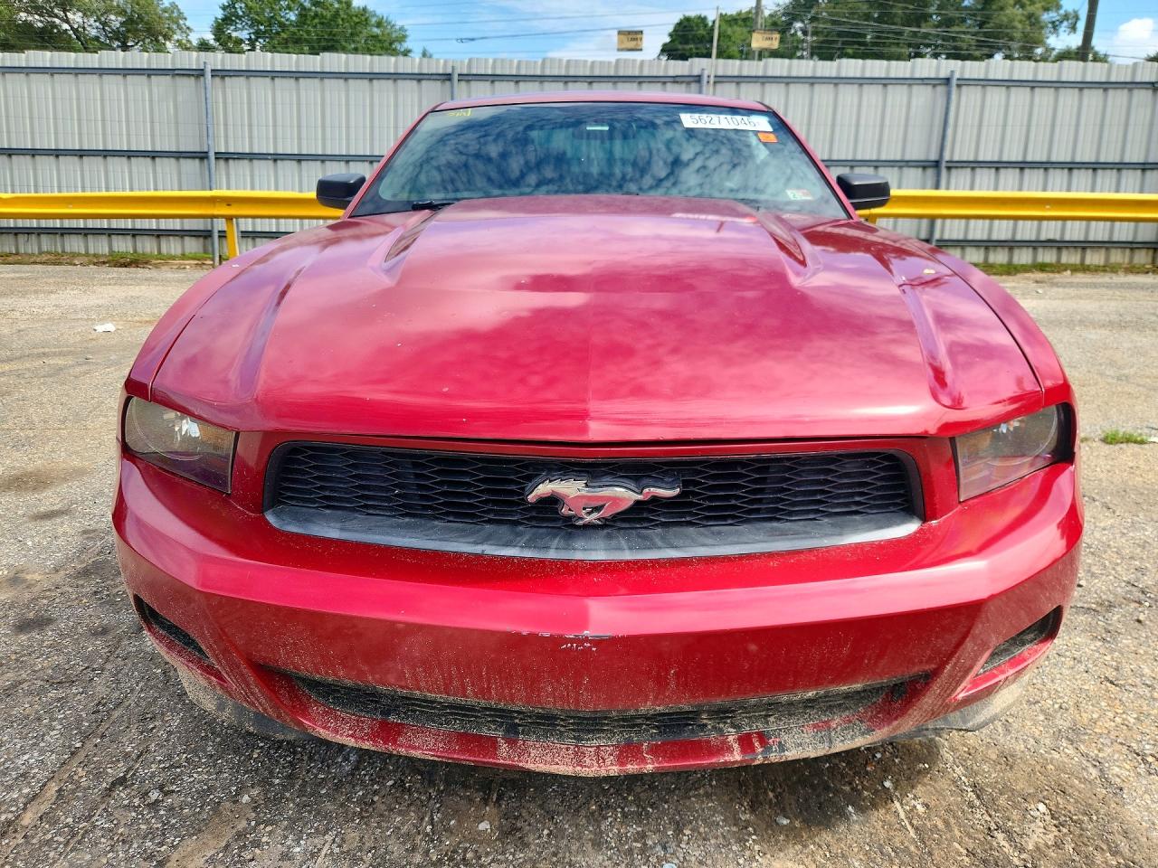 2012 Ford Mustang Красный vin: 1ZVBP8AM8C5269047