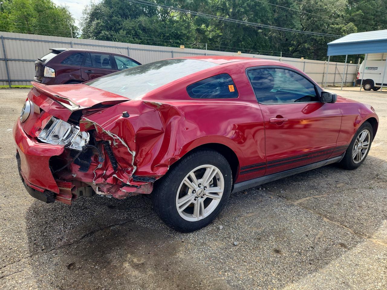 2012 Ford Mustang Красный vin: 1ZVBP8AM8C5269047