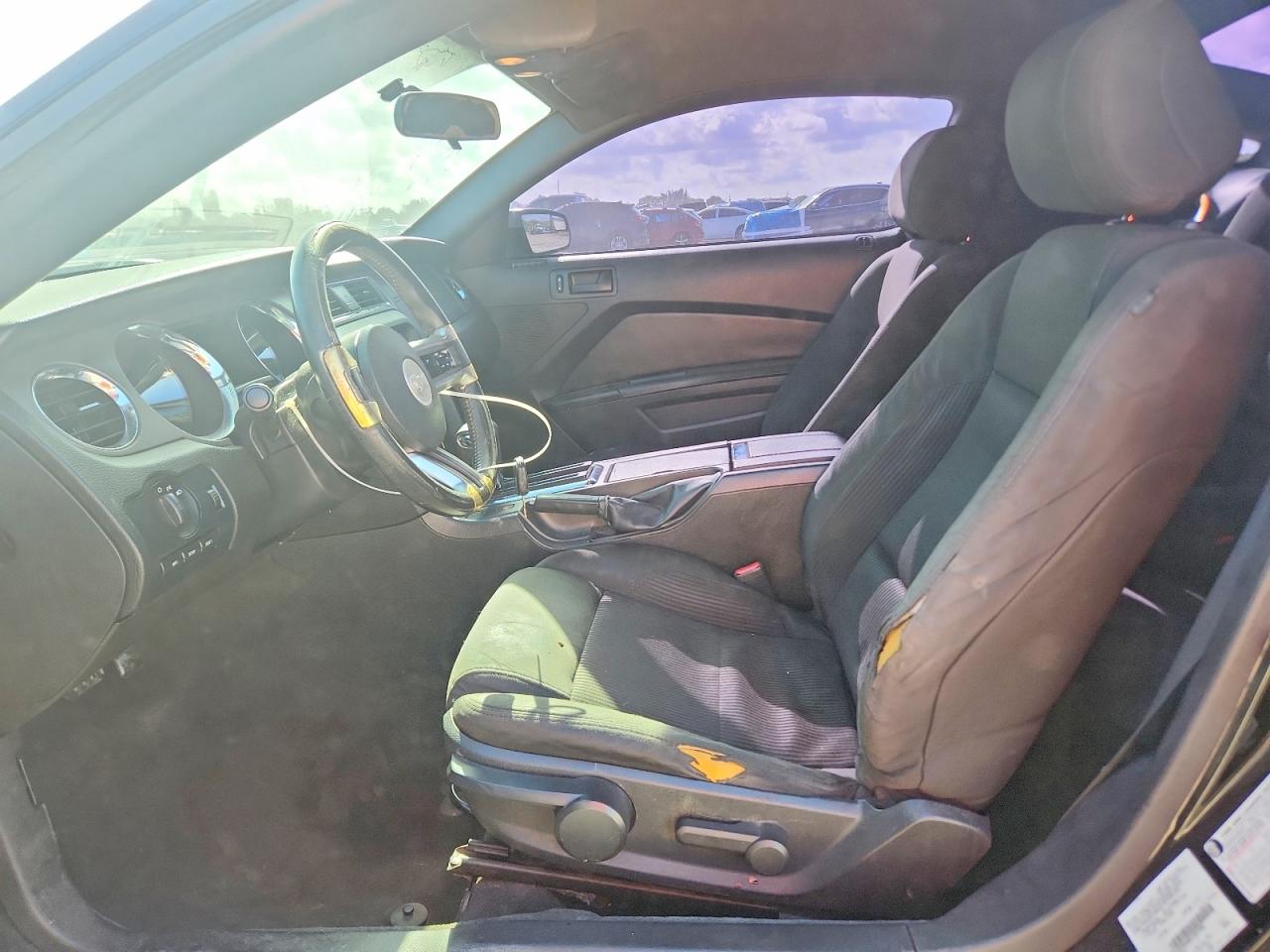 2012 Ford Mustang Black vin: 1ZVBP8AM8C5287998