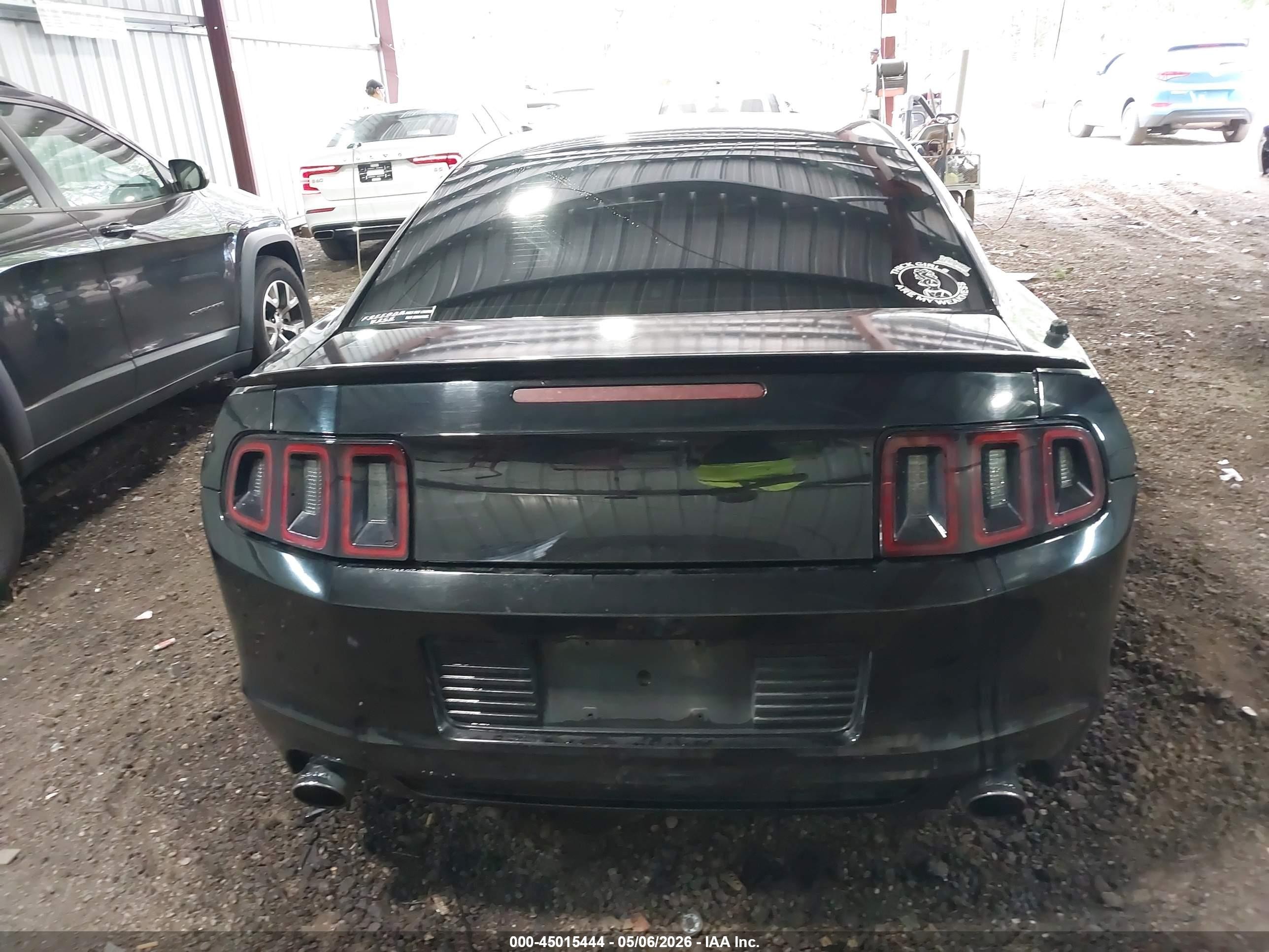 2013 Ford Mustang V6 Black vin: 1ZVBP8AM8D5205849