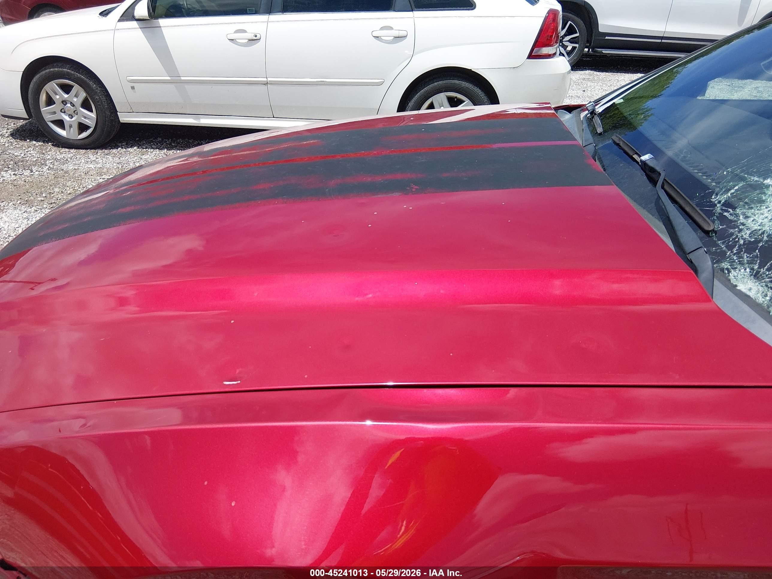 2013 Ford Mustang V6 Красный vin: 1ZVBP8AM8D5233215
