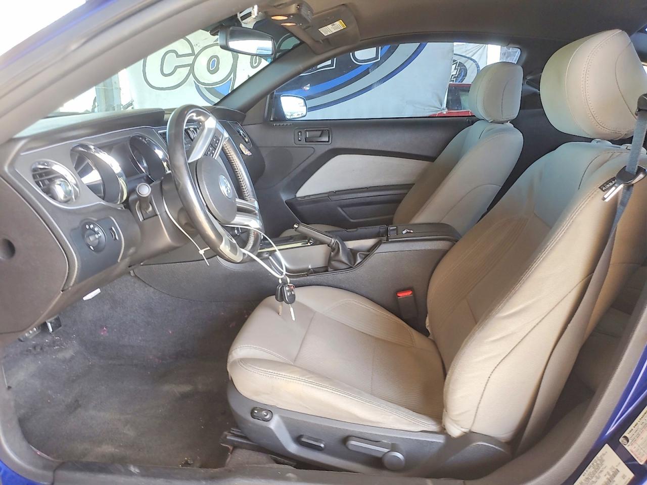 2013 Ford Mustang Синий vin: 1ZVBP8AM8D5235496