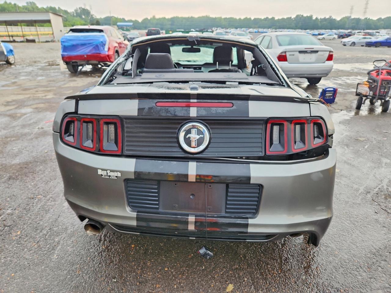 2013 Ford Mustang Gray vin: 1ZVBP8AM8D5244344