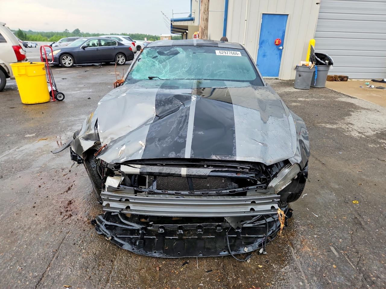2013 Ford Mustang Gray vin: 1ZVBP8AM8D5244344
