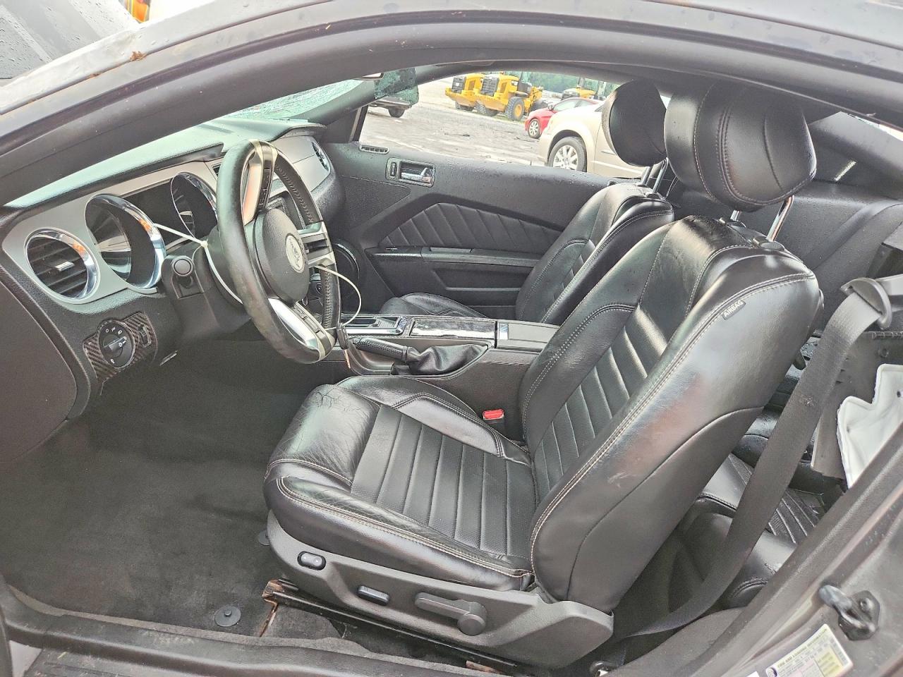 2013 Ford Mustang Gray vin: 1ZVBP8AM8D5244344