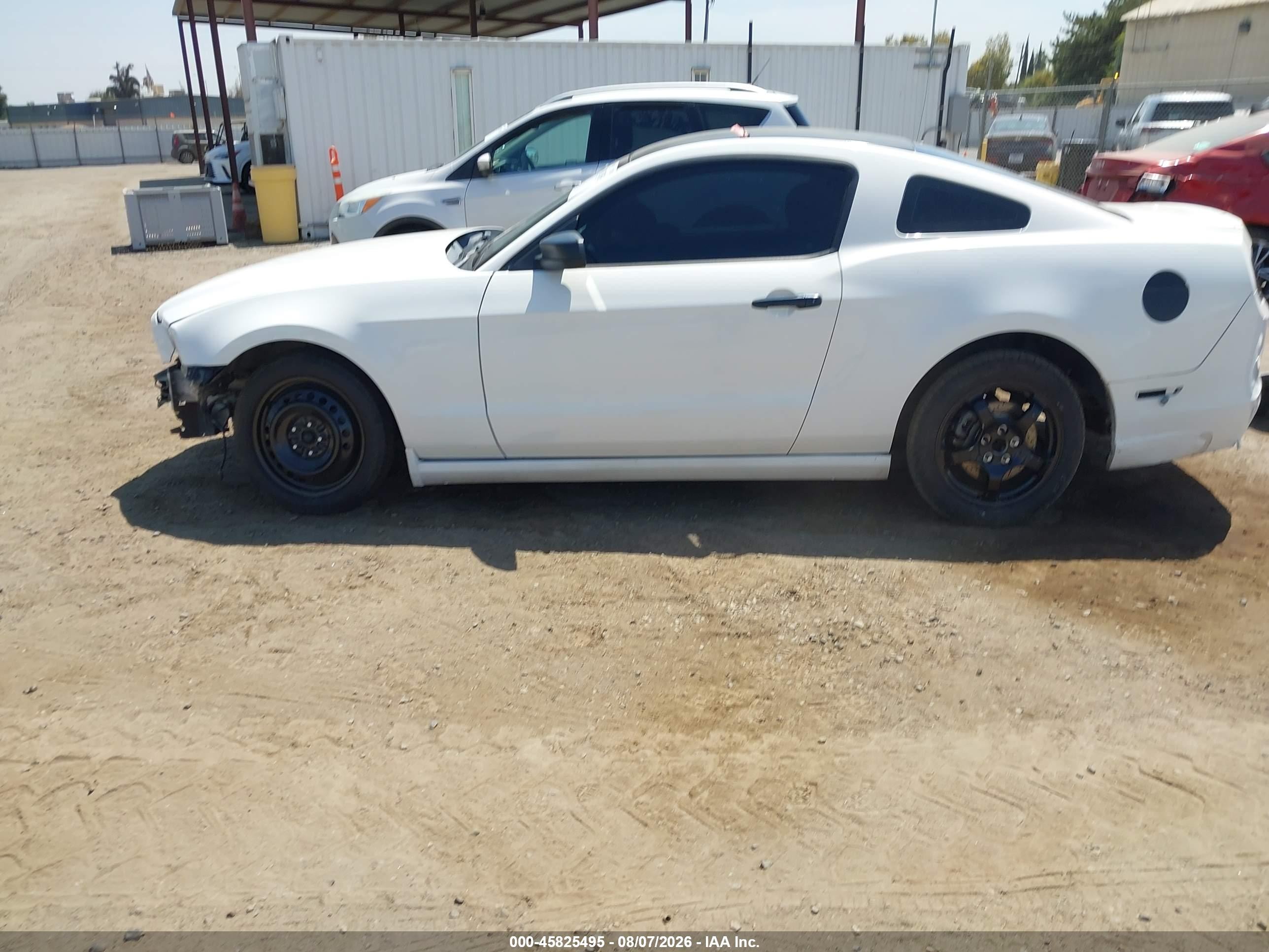 2013 Ford Mustang V6 White vin: 1ZVBP8AM8D5246563