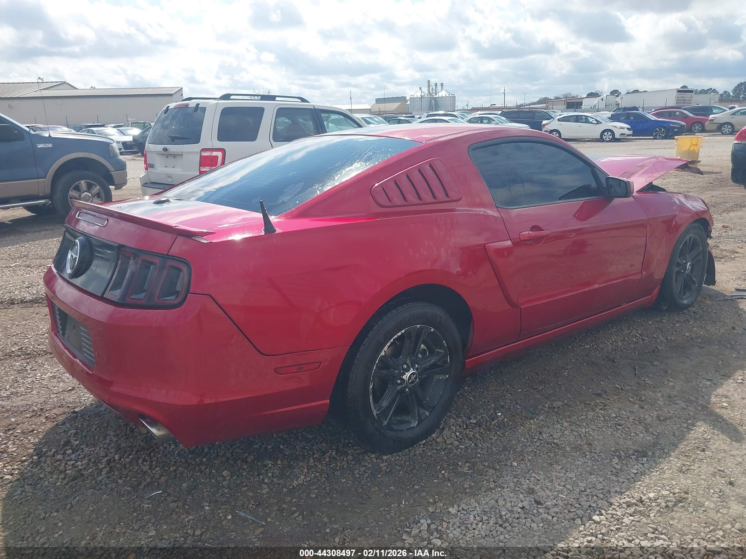2013 Ford Mustang V6 Premium Red vin: 1ZVBP8AM8D5252511