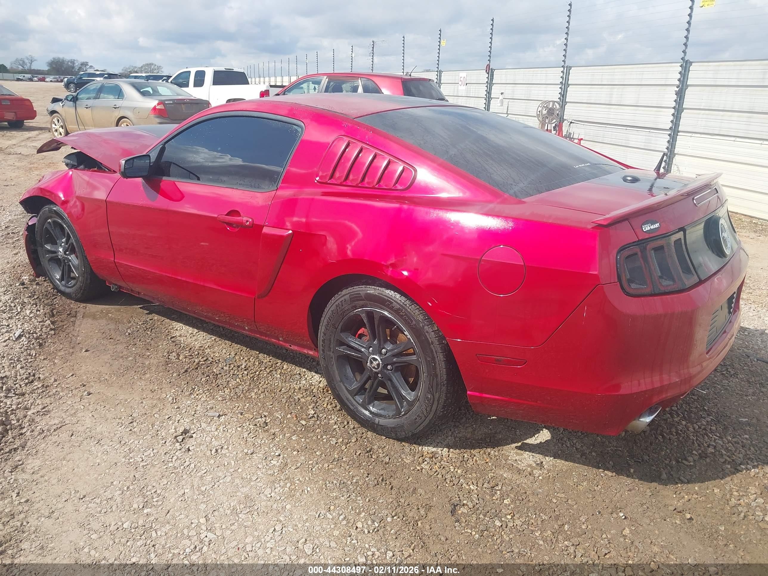 2013 Ford Mustang V6 Premium Red vin: 1ZVBP8AM8D5252511