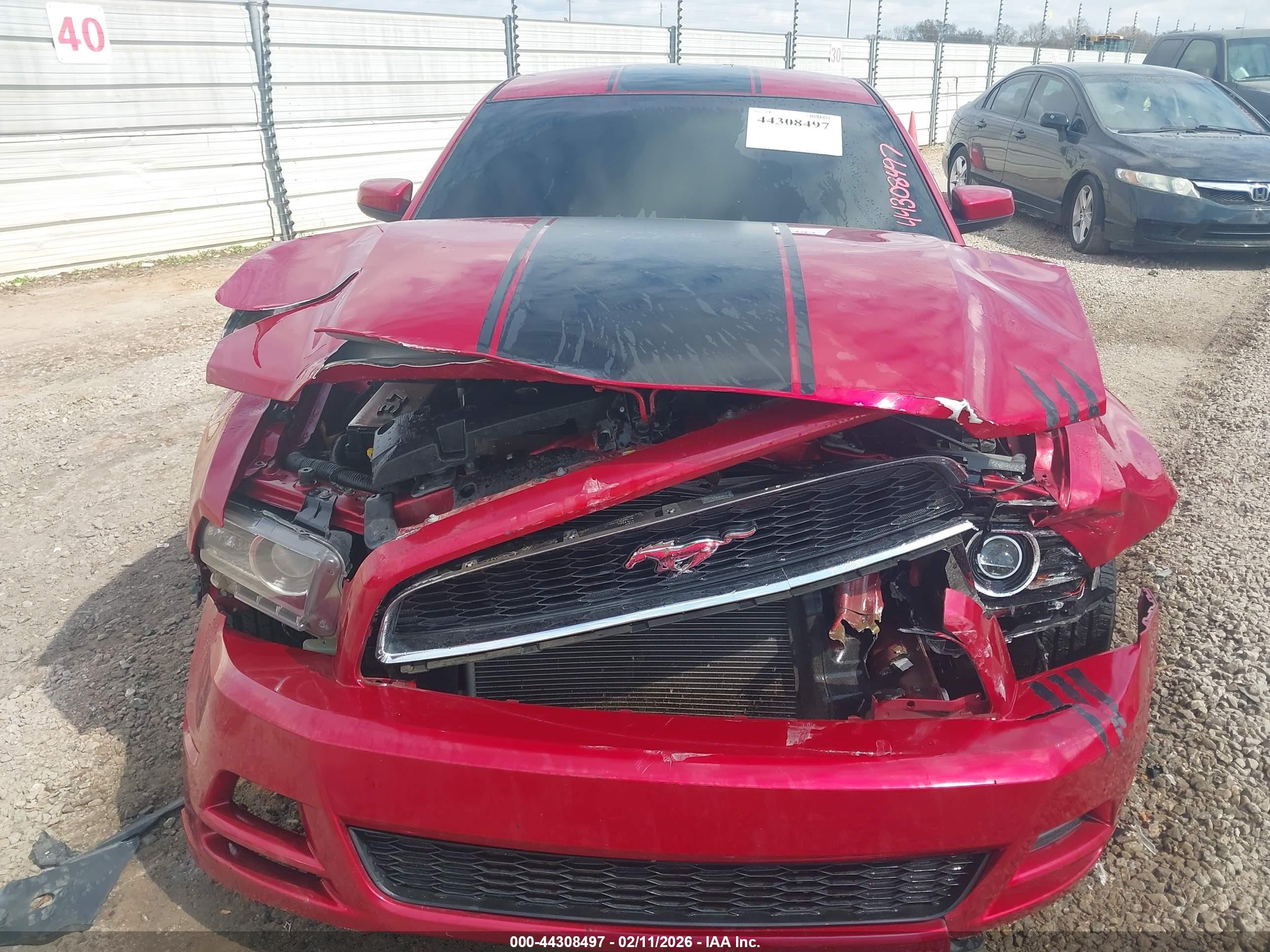 2013 Ford Mustang V6 Premium Red vin: 1ZVBP8AM8D5252511