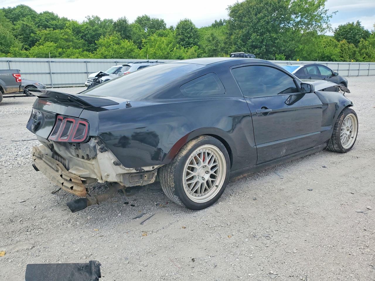 2013 Ford Mustang Black vin: 1ZVBP8AM8D5259328