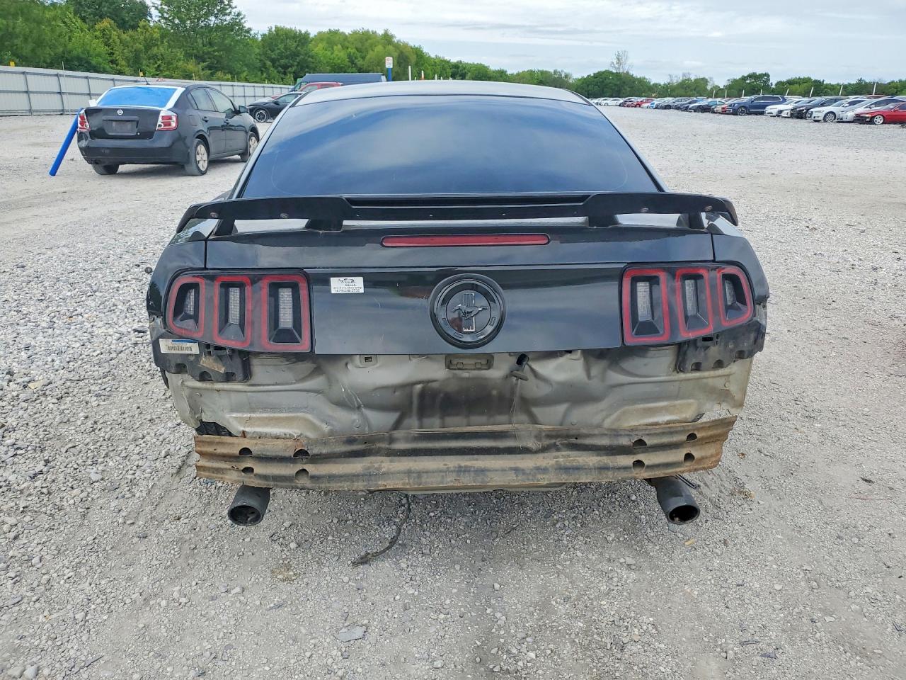 2013 Ford Mustang Black vin: 1ZVBP8AM8D5259328