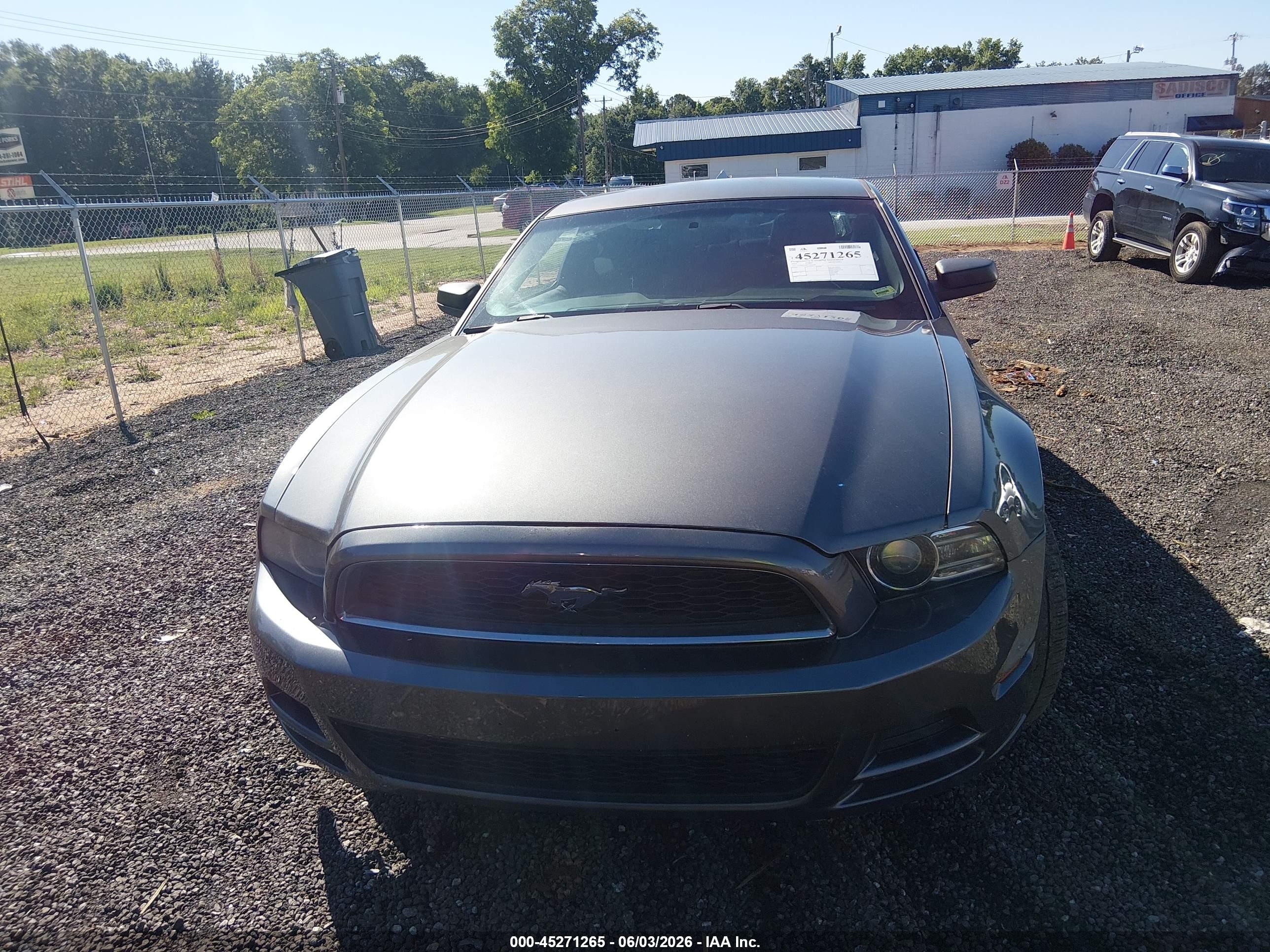 2014 Ford Mustang V6 Gray vin: 1ZVBP8AM8E5207750