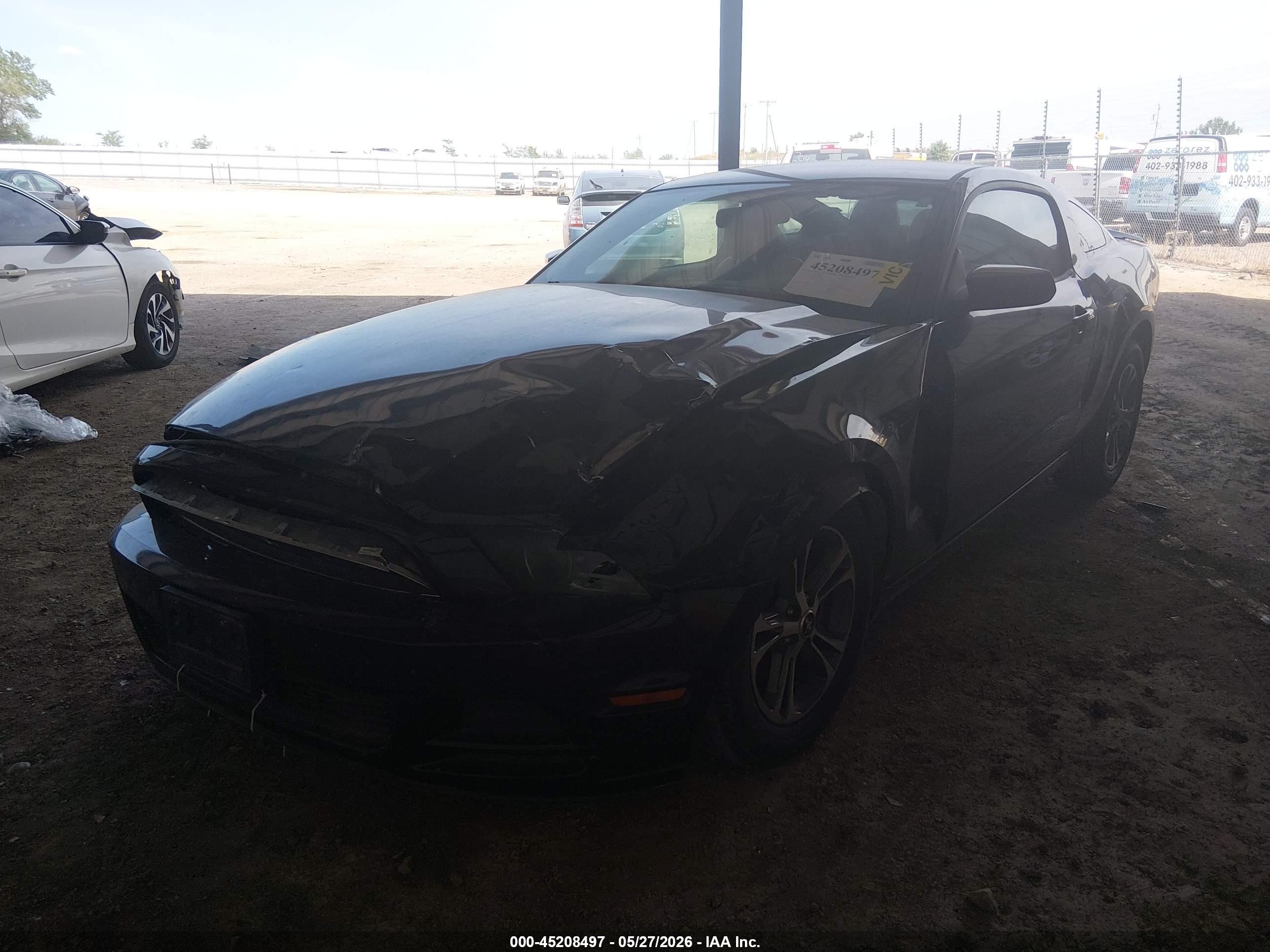 2014 Ford Mustang V6 Premium Black vin: 1ZVBP8AM8E5244099