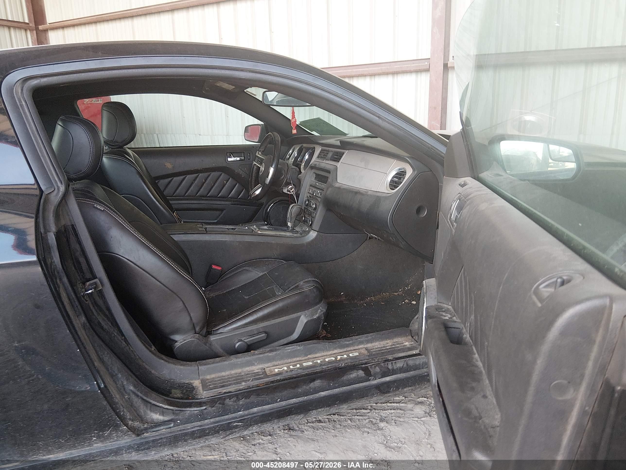 2014 Ford Mustang V6 Premium Black vin: 1ZVBP8AM8E5244099
