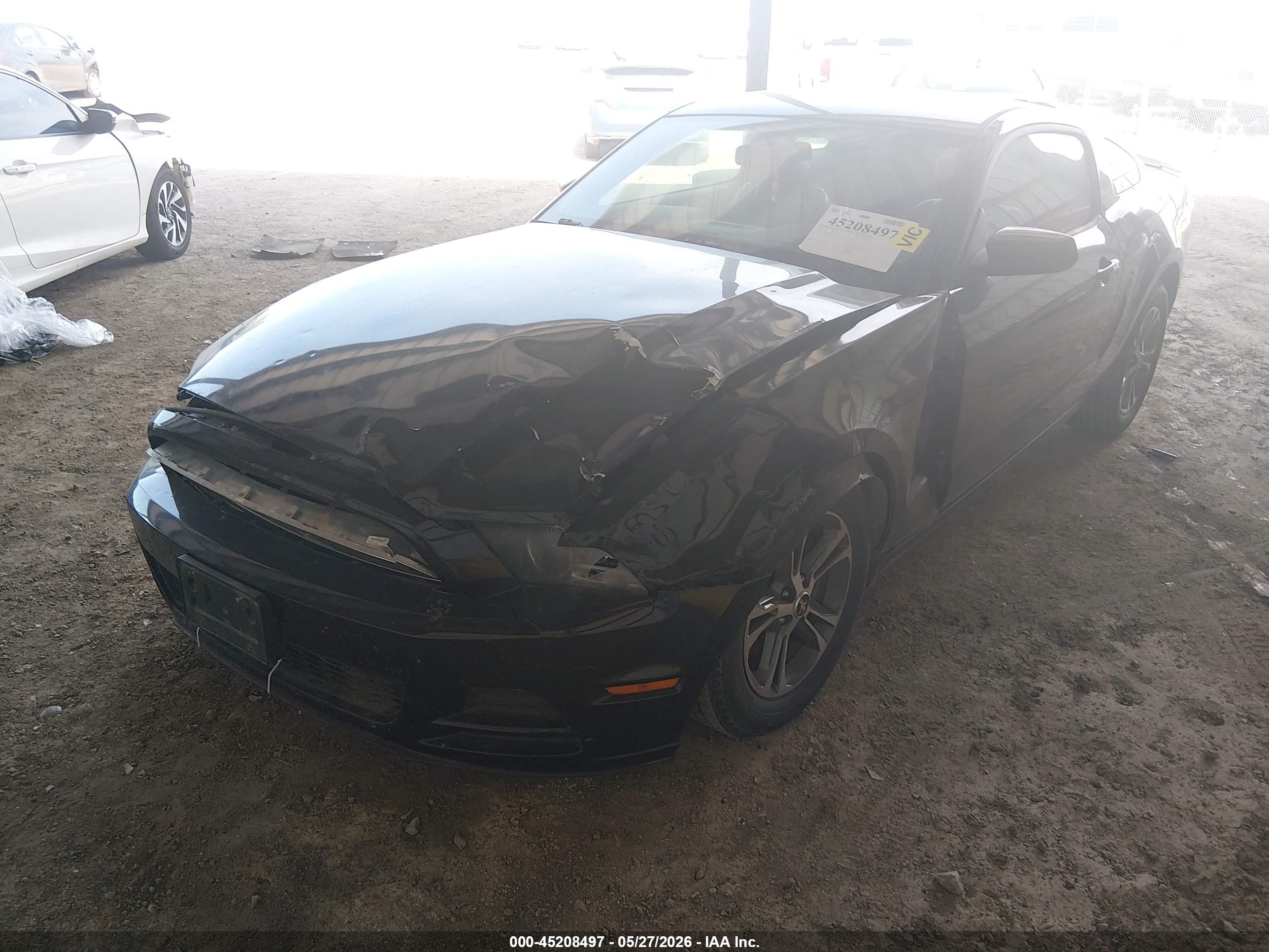 2014 Ford Mustang V6 Premium Black vin: 1ZVBP8AM8E5244099