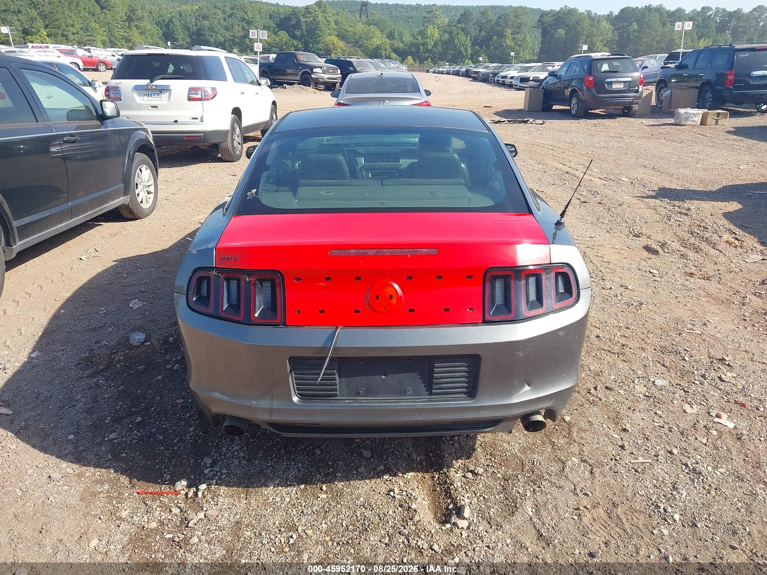 2014 Ford Mustang V6 Premium Gray vin: 1ZVBP8AM8E5282318