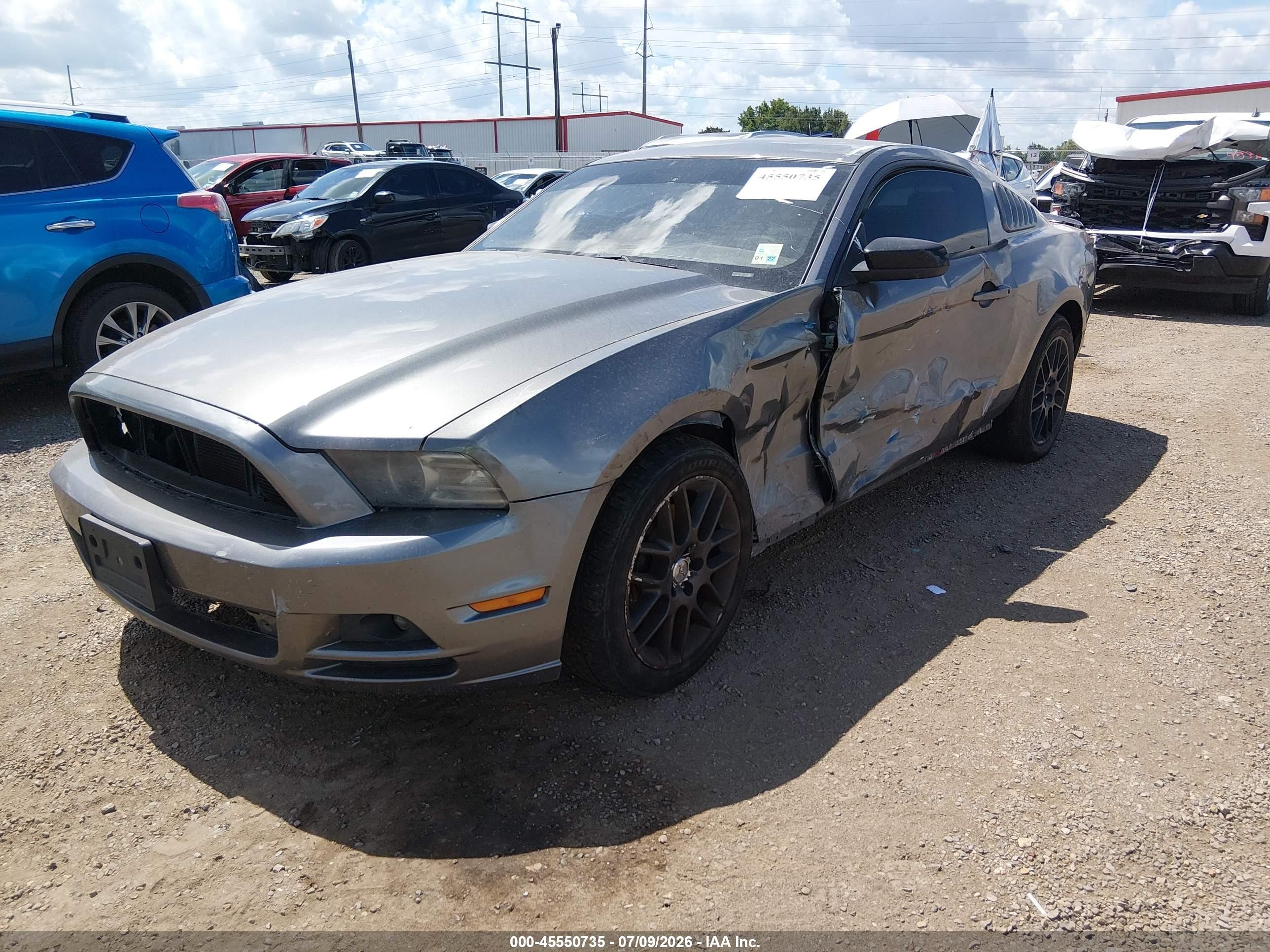 2014 Ford Mustang V6/v6 Premium Gray vin: 1ZVBP8AM8E5288345