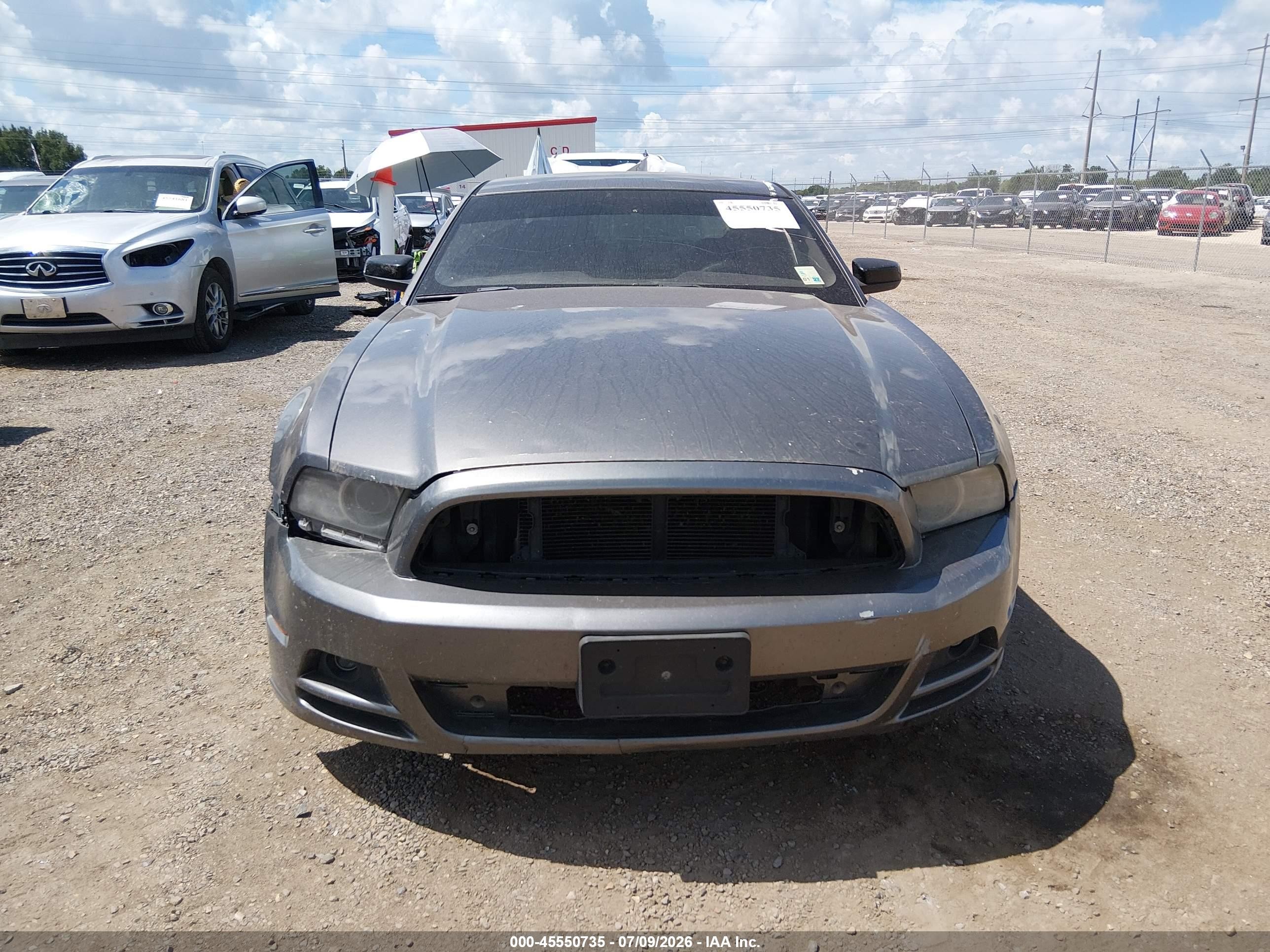 2014 Ford Mustang V6/v6 Premium Gray vin: 1ZVBP8AM8E5288345